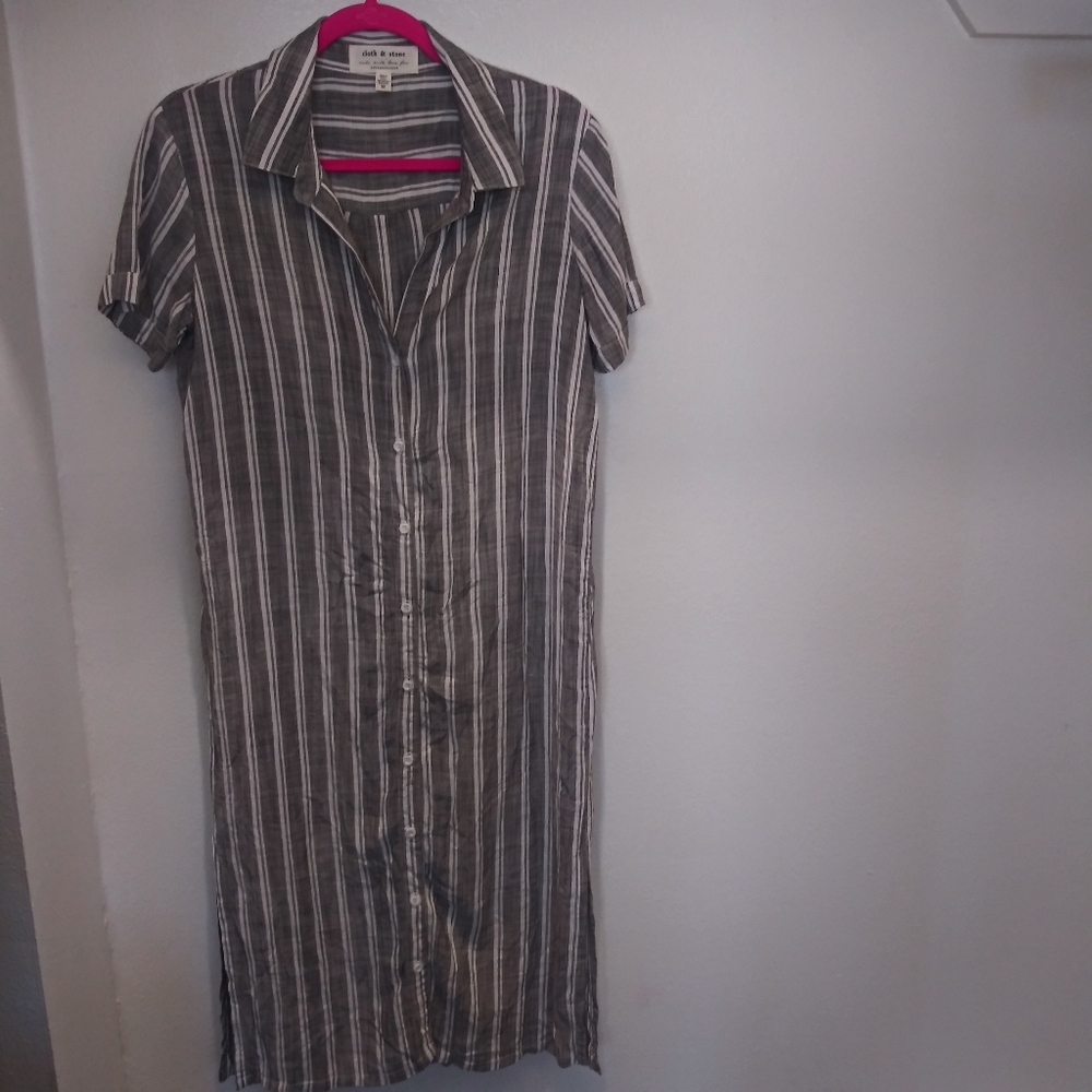 Cloth & stone anthropologie shirt dress